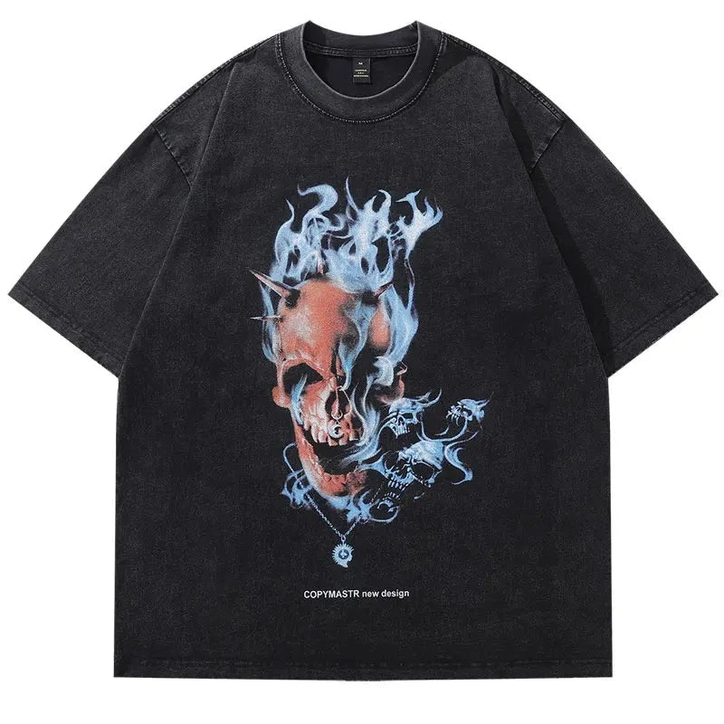 Camiseta Flame Skull